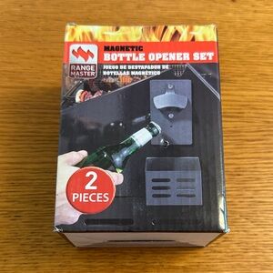 Never used magnetic bottle opener set